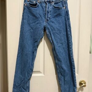 GAP Blue Straight Leg Jeans